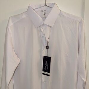 State and Liberty "The Springer" Solid White Dress Shirt - XL